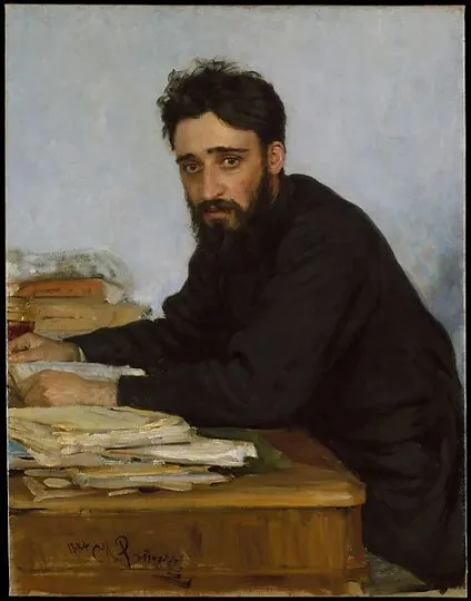 Портрет Всеволода Гаршина зробив Ілля Рєпін. Джерело: metmuseum.org