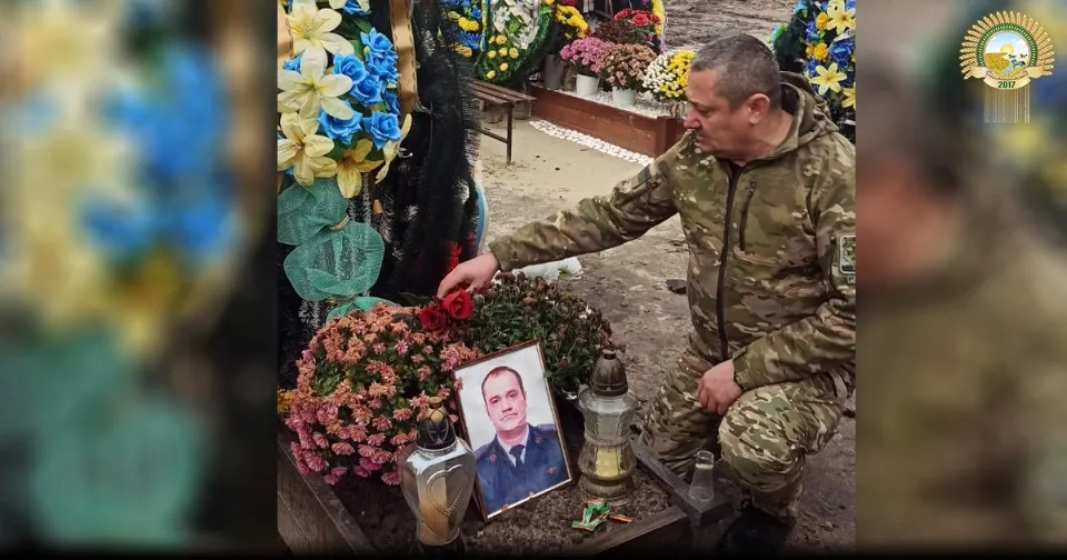вшанування загиблого військового Віталія Щербакова