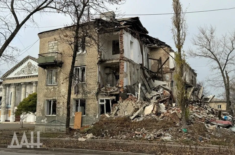 Стан одного з будинків у Селидовому