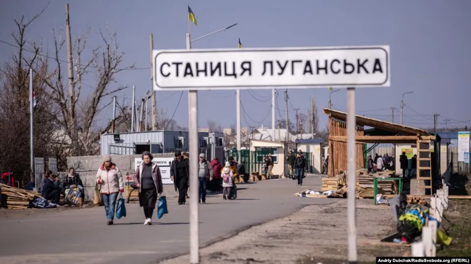 КПВВ “Станиця Луганська”, 2020 рік, фото: Радіо Свобода