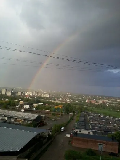 Вид на Луганськ з вікна квартири