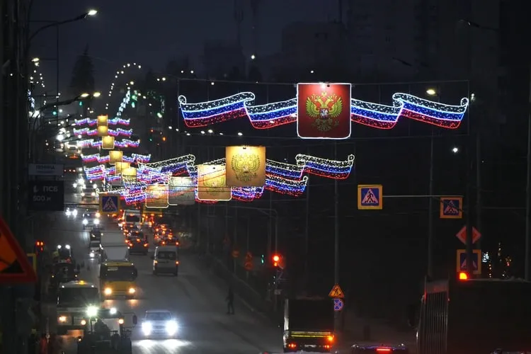 Новорічна атмосфера в окупованому Маріуполі