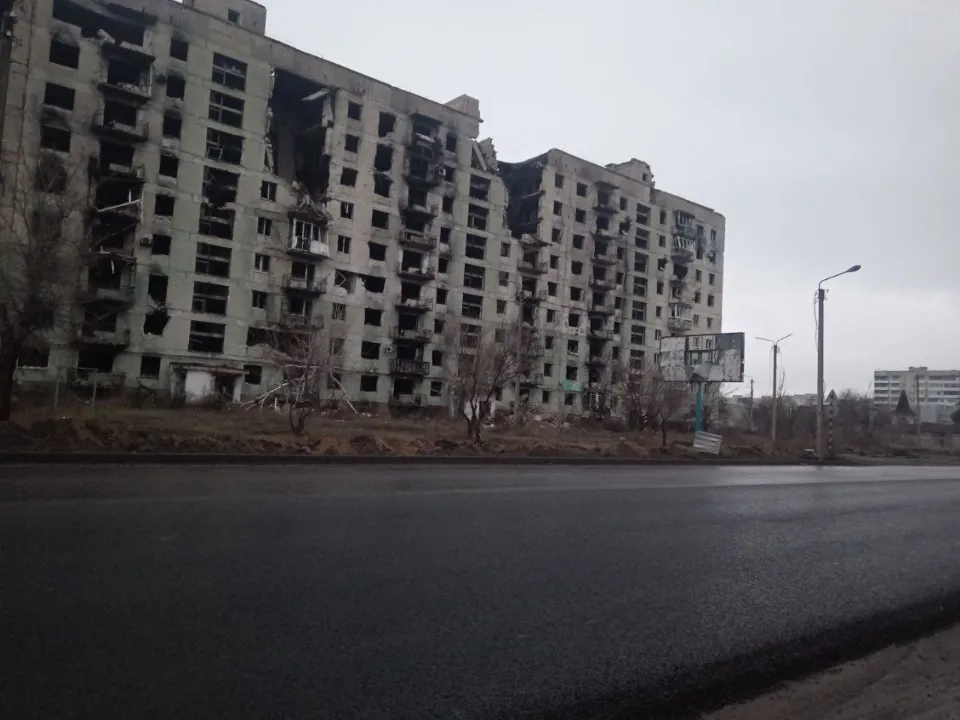 Будинки в окупованому Сіверськодонецьку
