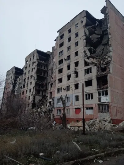 Будинки в окупованому Сіверськодонецьку