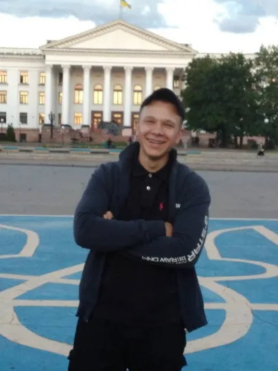 Марк у рідному Краматорську