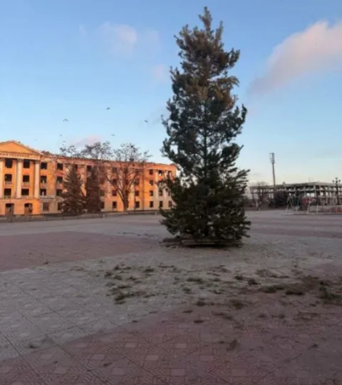 ялинка в Лисичанську