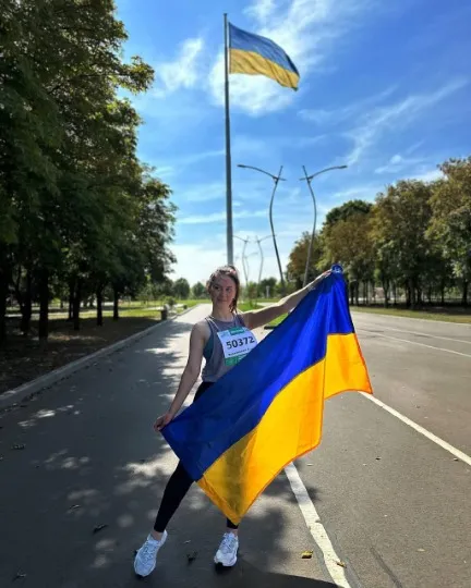 Поліна на забігу “За героя”