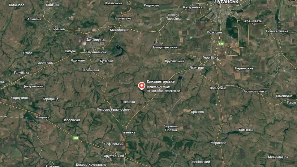 Єлизаветівське водосховище на Луганщині