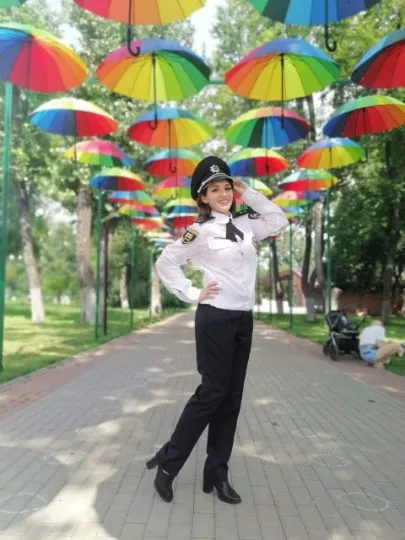 Карина Левченко на Дні поліції, 2021 рік