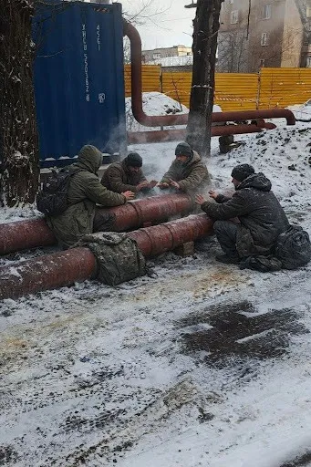 Мем про ситуацію з опаленням в Алчевську