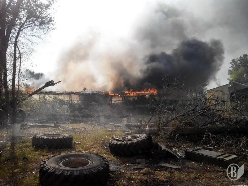 Після артилерійського удару супротивника