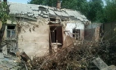 Руйнування в приватному секторі Луганська