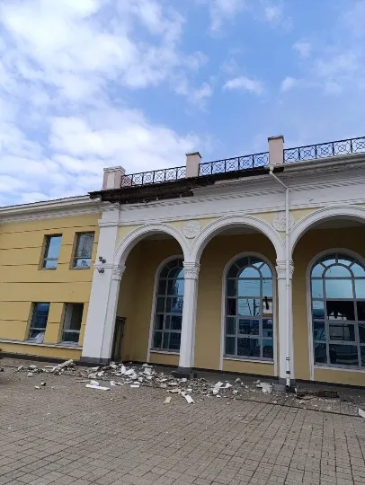 постраждала після обстрілу укрзалізниця