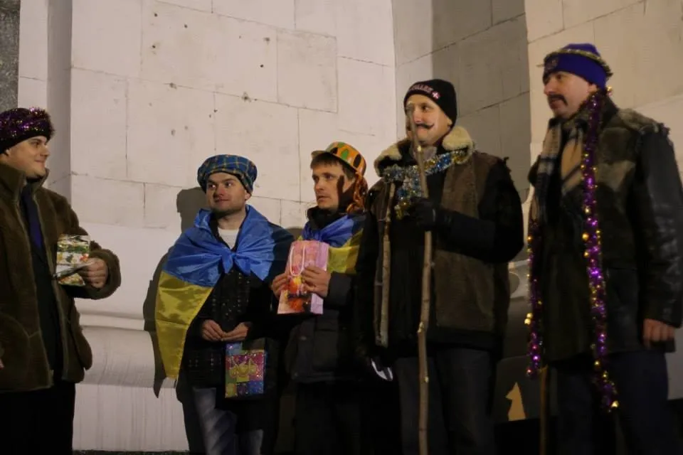6 січня 2014 року, “Революційний вертеп” в Луганську