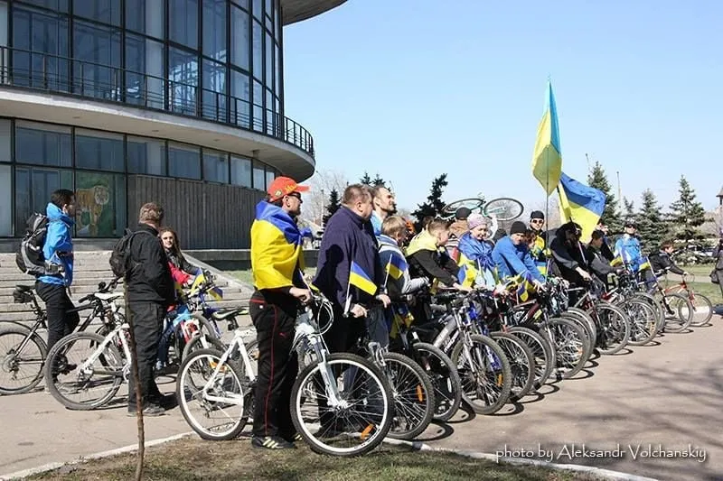 Велопробіг Луганськ – це Україна. Автор: Олександр Волчанський