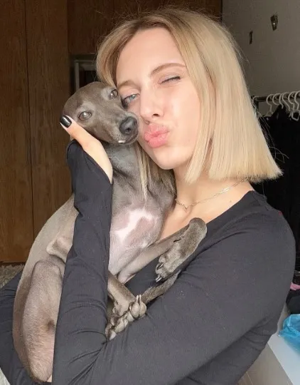 Аліна з улюбленцем Ірвіном