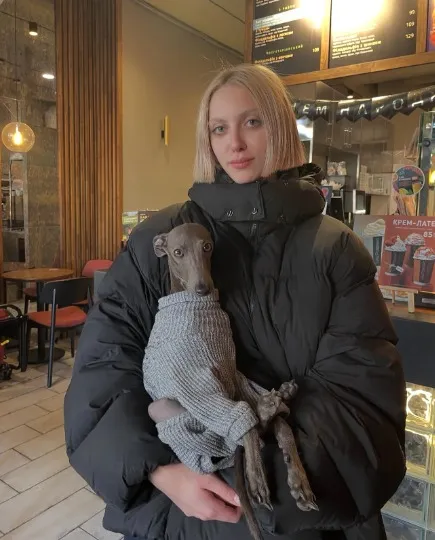 Аліна з улюбленцем Ірвіном