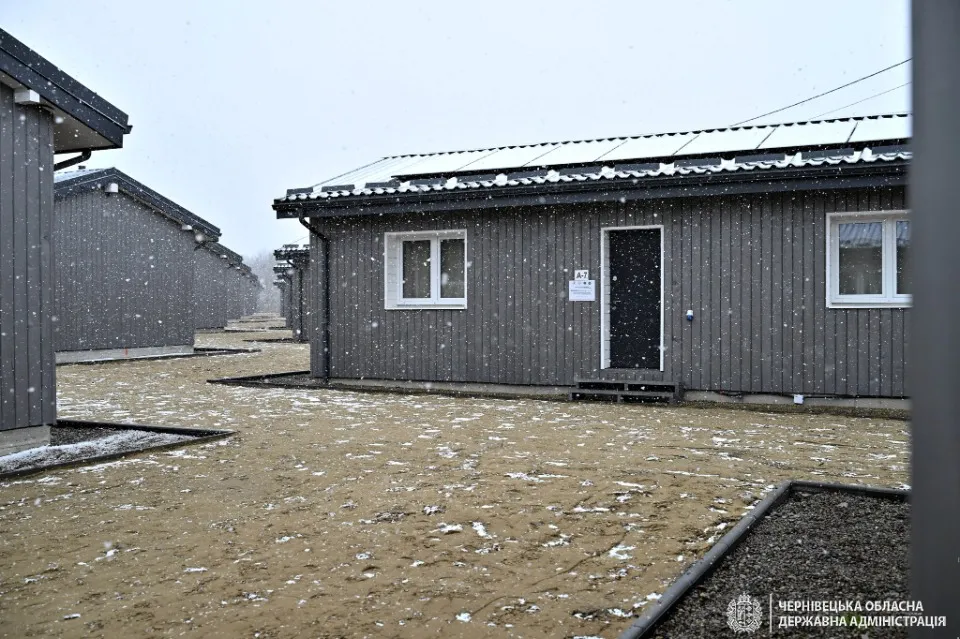 модульне містечко для ВПО на Буковині