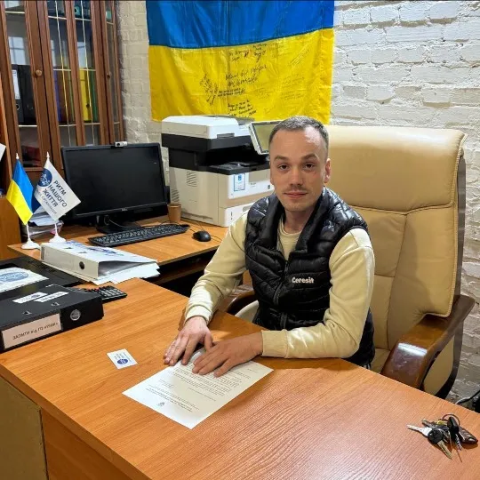 Владислав Самусенко у своєму фонді