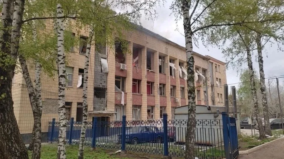 обстріл адмінбудівлі в марківці
