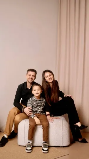 Віталій Антюшин з родиною