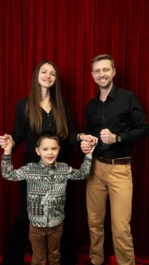 Віталій Антюшин з родиною