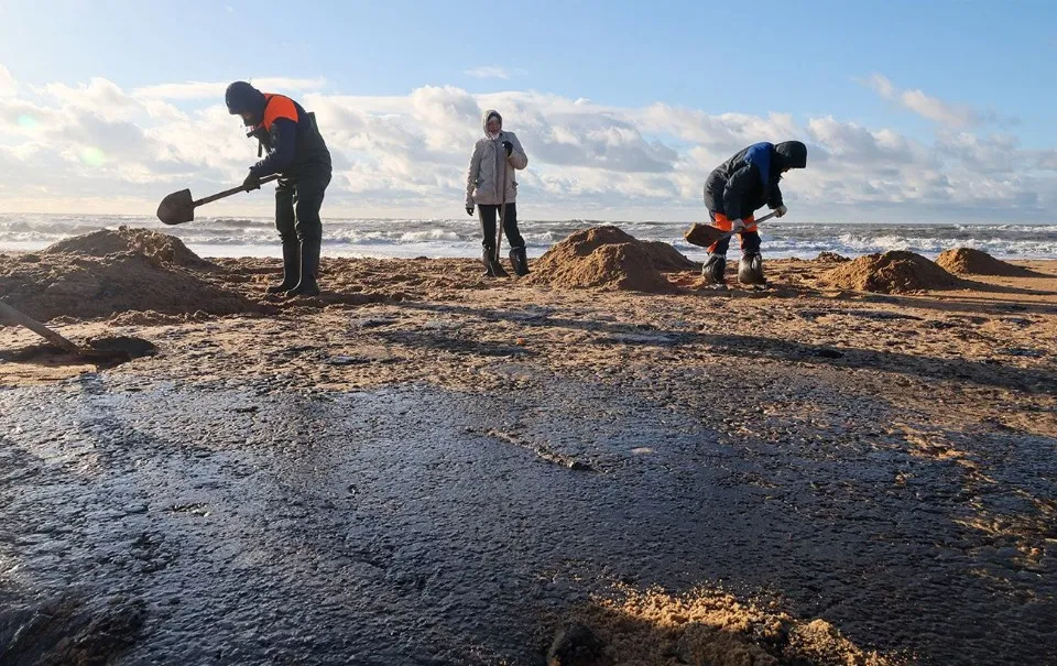 Витік мазуту в Чорному морі