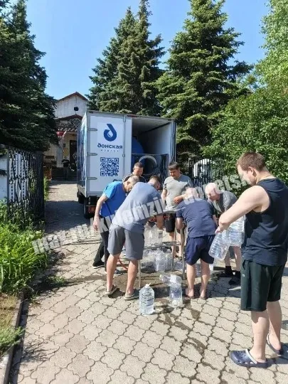 Окупаційні джерела. Черга за водою в Донецьку