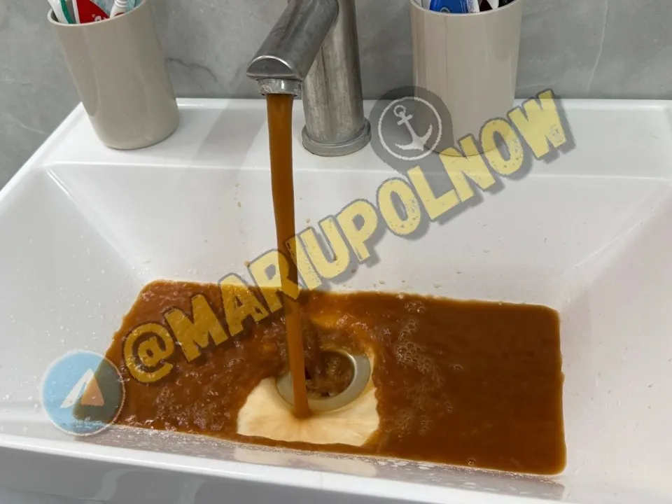 Місцеві чати. Стан води з-під крана в Маріуполі