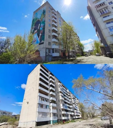 Місцеві чати. Стан будинку по шосе Будівельників, 23а після “ремонту”