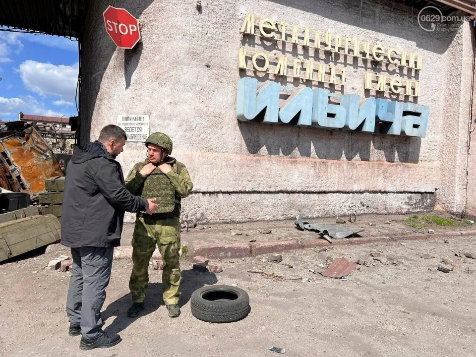 Зруйнований та окупований ММК ім. Ілліча