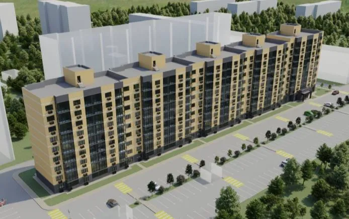 Проєкт ЖК Авіатор, оприлюднений Пасічником влітку 2024 року.