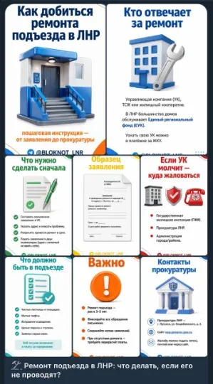 Окупаційні ресурси склали інструкцію на випадок, якщо не ремонтують підʼїзд