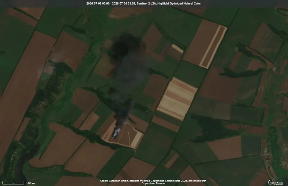 Впавший Су-35 поблизу с. Містки