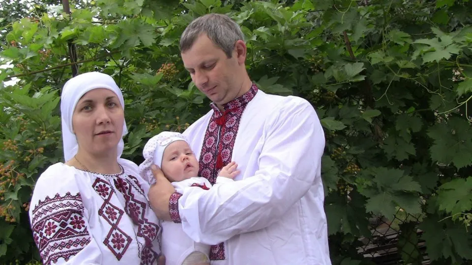 Фото з архіву Тетяни Стадник. Подружжя з маленькою Анастасією