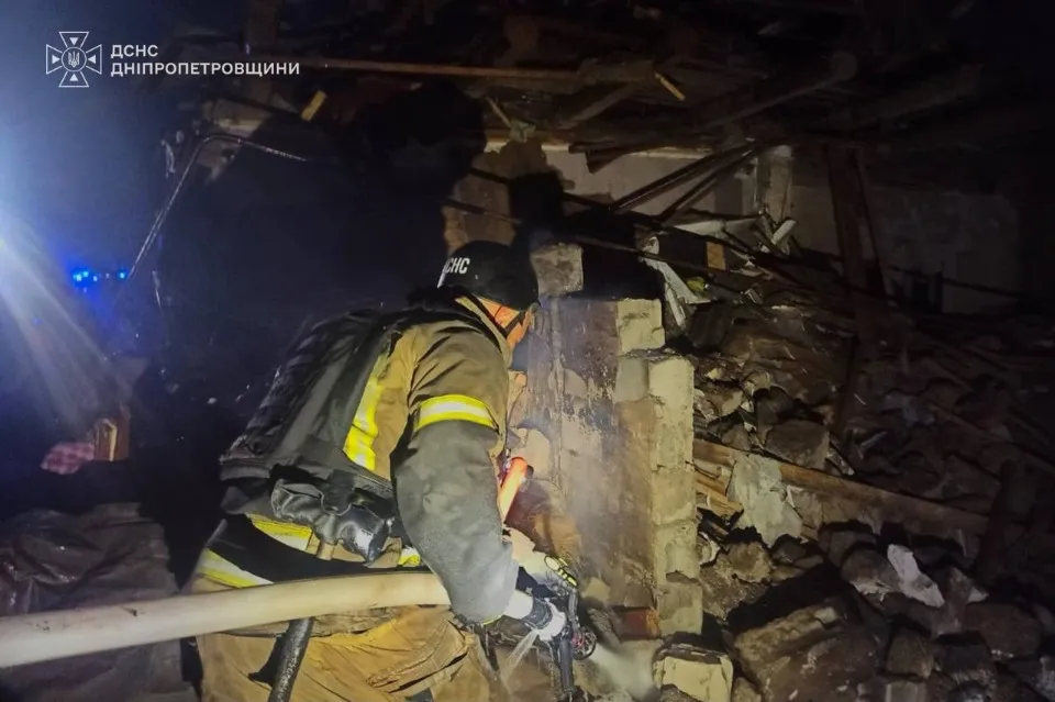 Наслідки обстрілу Дніпропетровщини