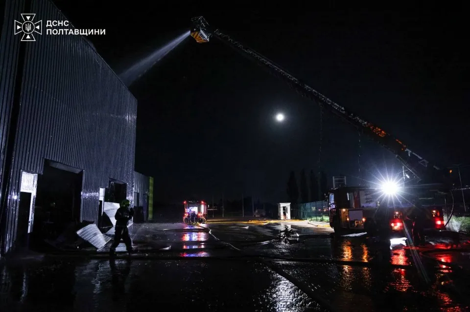 Наслідки обстрілу Полтавщини