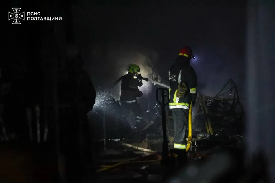 Наслідки обстрілу Полтавщини