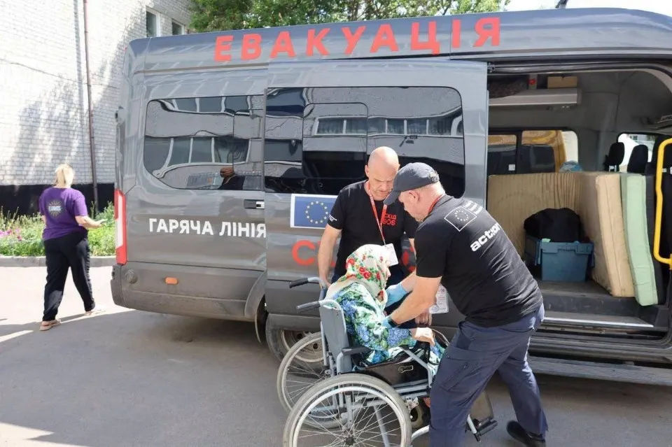 евакуація з Донеччини