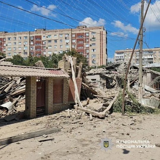 Последствия обстрелов Донецкой области.