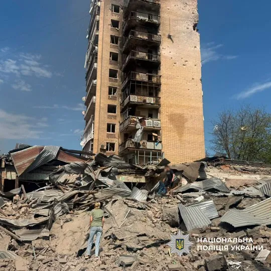 Наслідки ворожої атаки на Донеччину
