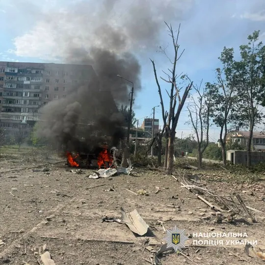 Наслідки ворожої атаки на Донеччину