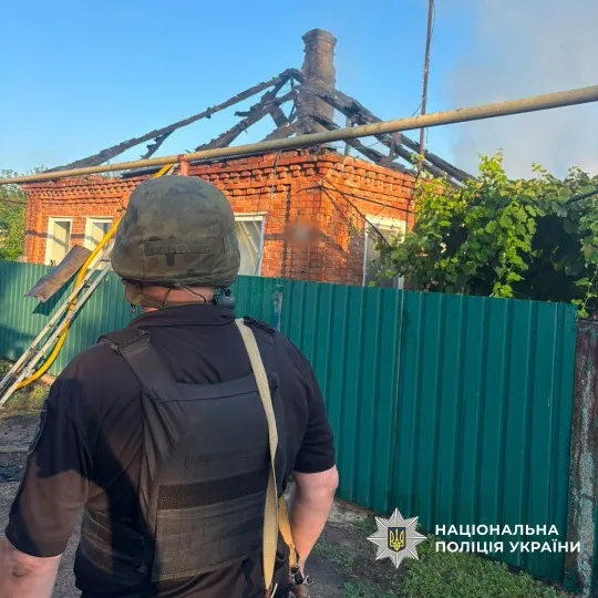 Наслідки обстрілу Донеччини