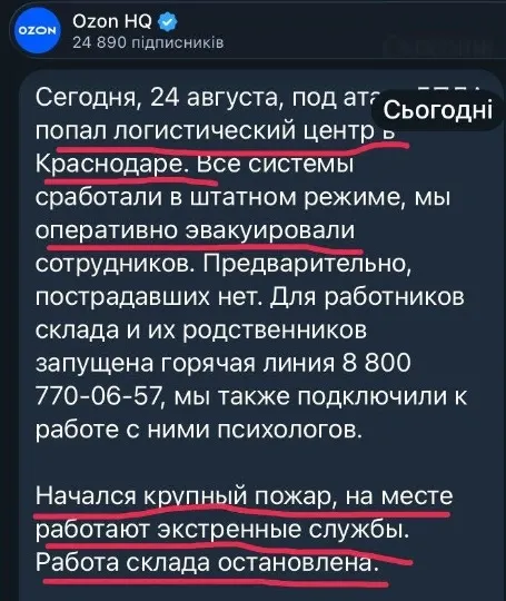 Скріншот:OZON