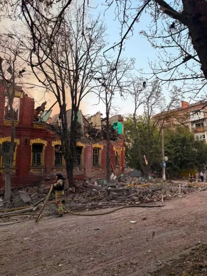 Наслідки обстрілу Слов'янська