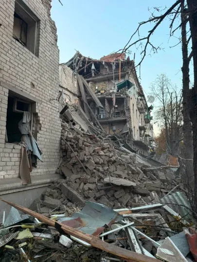 Наслідки обстрілу Слов'янська
