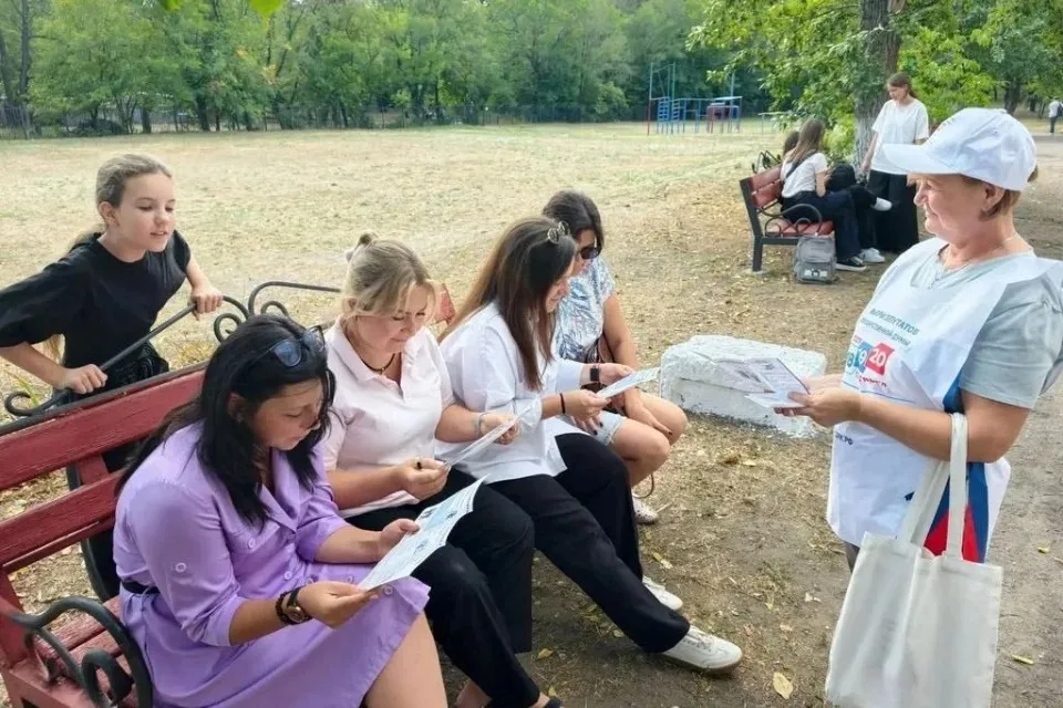 Виборча комісія ЛНР. Інформування жителів Сорокиного про вибори