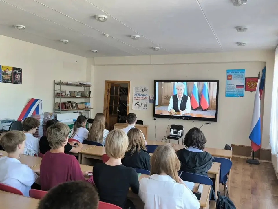 Окупаційні джерела. Інформування школярів про вибори до Держдуми РФ