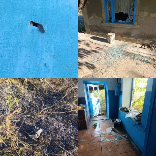 Наслідки атаки на Молдову. Фото: поліція Молдови